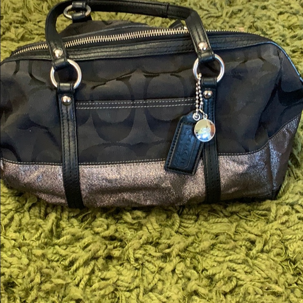 Coach purse with accompanying wallet